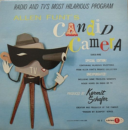 5. 'CANDID CAMERA' WAS SO POPULAR, IT WAS FEATURED IN A SERIES OF LP RECORDS